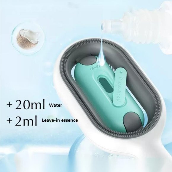 Two In one Hair Removal Cleaning Double Side Bath Rake Comb Pet Dog Cat Shedding - Picture 8 of 10